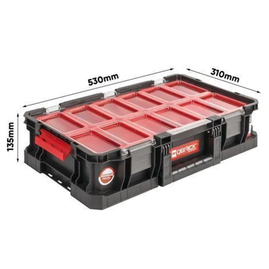 QBRICK Set System TWO Werkzeugtrolley Werkzeugkoffer Rollbox Werkzeugwagen