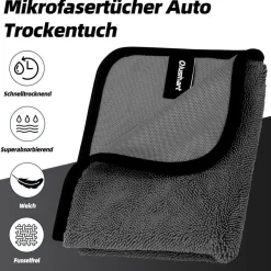 Qiusmart Mikrofasertücher 3er-Set - Schnelltrocknend, extrem saugstark