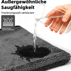 Qiusmart Mikrofasertücher 3er-Set - Schnelltrocknend, extrem saugstark