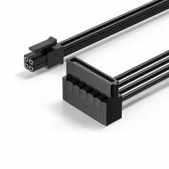 Q59 Motherboard ATX mini 4pin auf 2x SATA SSD Stromkabel Festplatte für Lenovo