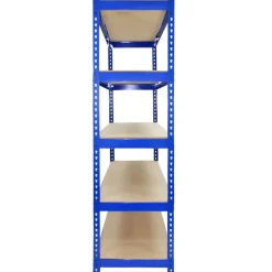 Q-Rax Lagerregal Garagenregal Werkstattregal Stahlregal Kellerregal 120cm B Blau