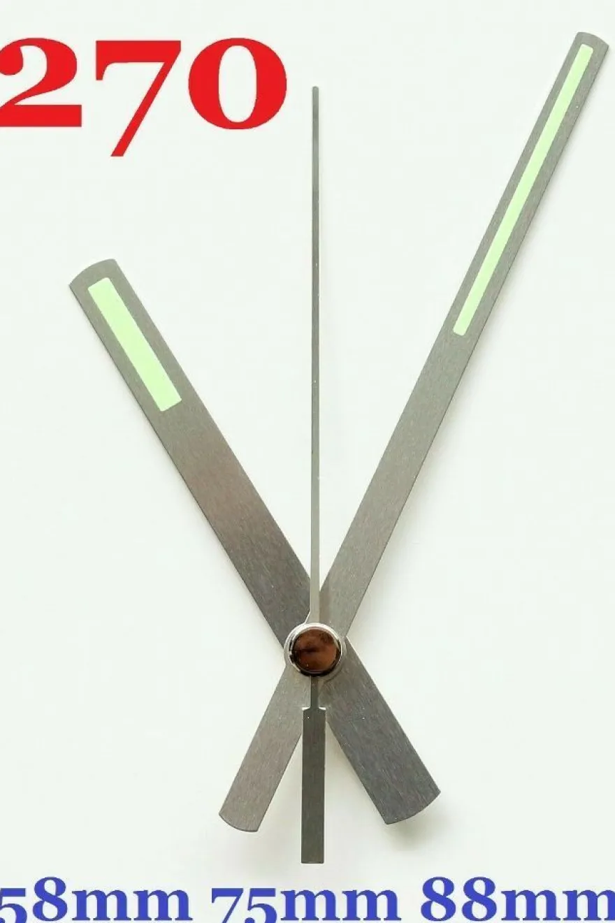 Quarz Uhrwerk lautlos geräuschlos fluoreszierende Leuchtende Zeiger set TOP #1