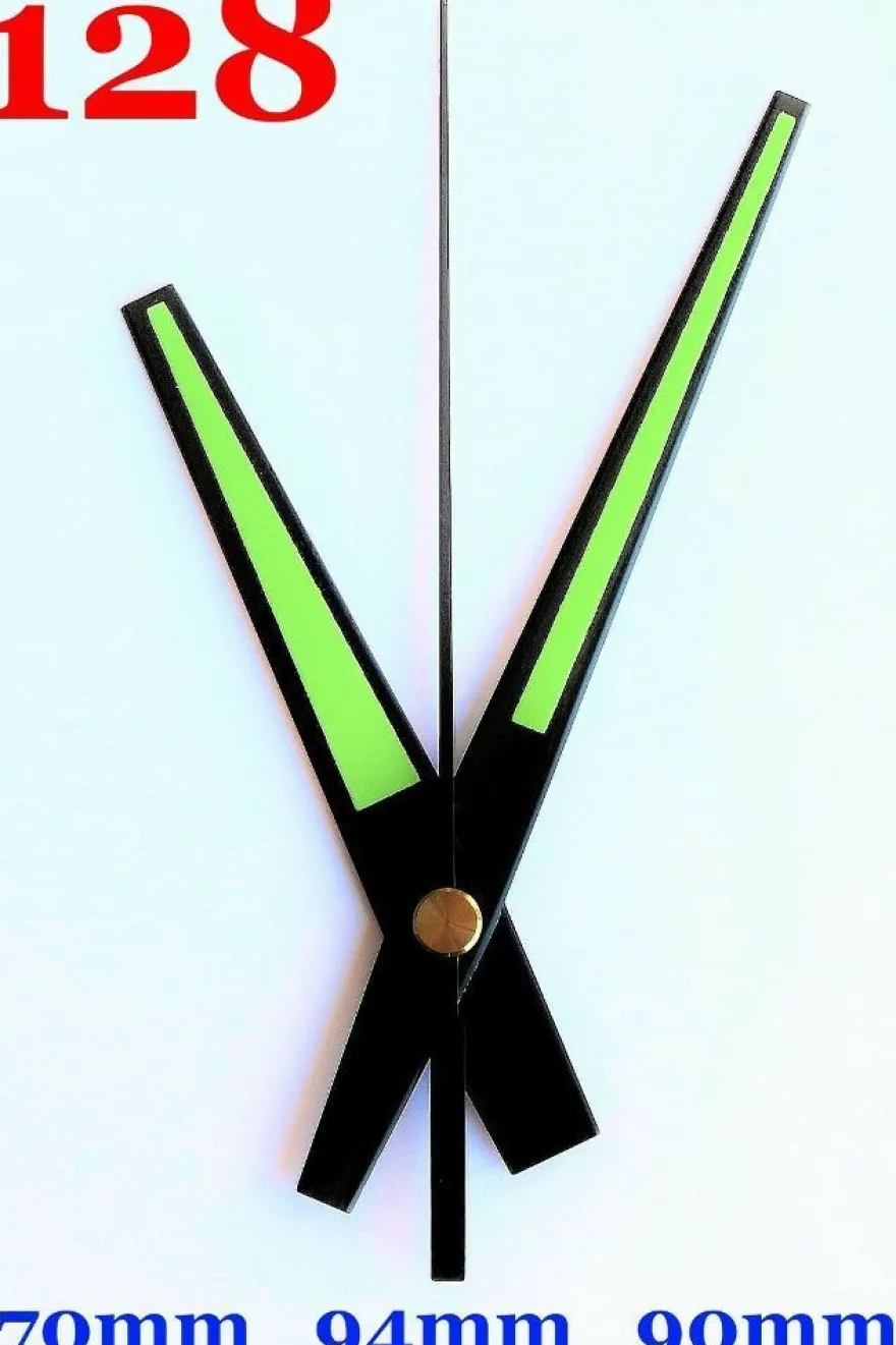 Quarz Uhrwerk lautlos geräuschlos fluoreszierende Leuchtende Zeiger set TOP #1
