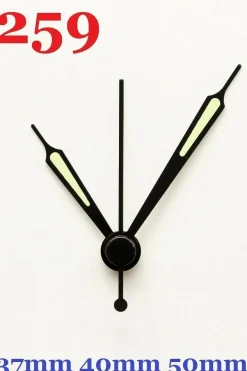 Quarz Uhrwerk lautlos geräuschlos fluoreszierende Leuchtende Zeiger set TOP #1