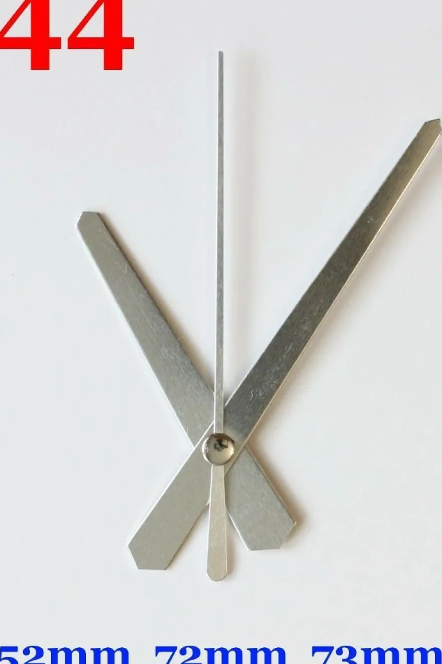 Quarz Uhrwerk Mechanismus lautlos geräuschlos Uhrzeiger Zeiger kurz lang SILBER
