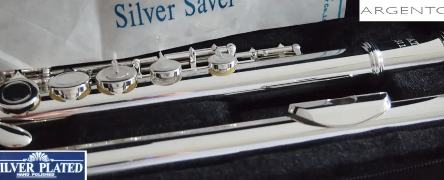 Querflöte FL 311 925 Sterling-Silver pl. Profi Spitzdeckelmechanik geschlossene Klapp
