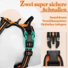 rabbitgoo Anti Zug Hundegeschirr L Orange - Sichere Führung & Komfort für Ihren