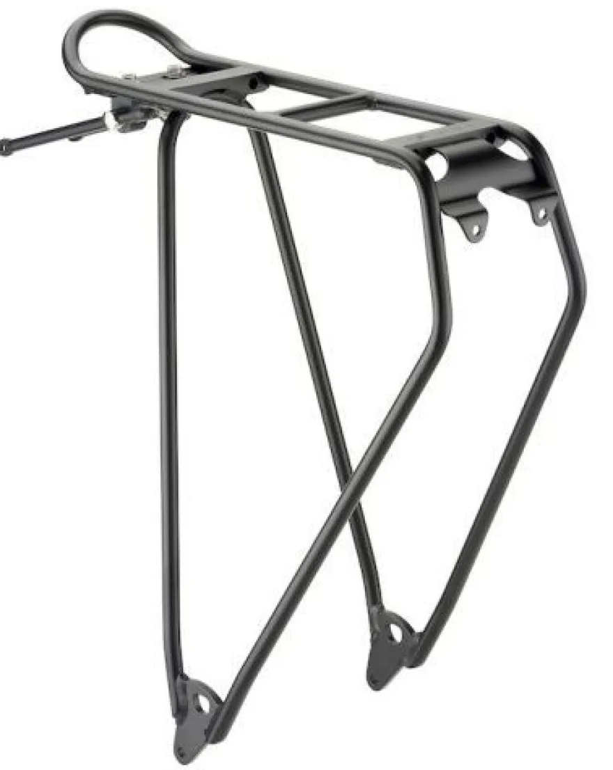 Racktime Gepäckträger Lightit schwarz | Laufradgröße: 28 Zoll