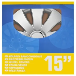 Radblenden-Set Aura 15 Zoll 4 Stück im Displaykarton