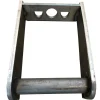 Rahmen MS03 Aufnahme zum anschweißen / Schnellwechsel Adapter SW03 Minibagger