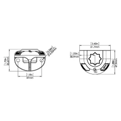 Railblaza SidePort Base Halterung zum schrauben 03-4046-11