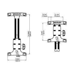 Railblaza StarPort Handy- Tablethalter - Screengrabba R-Lock Tablet Holder 02-4131-11