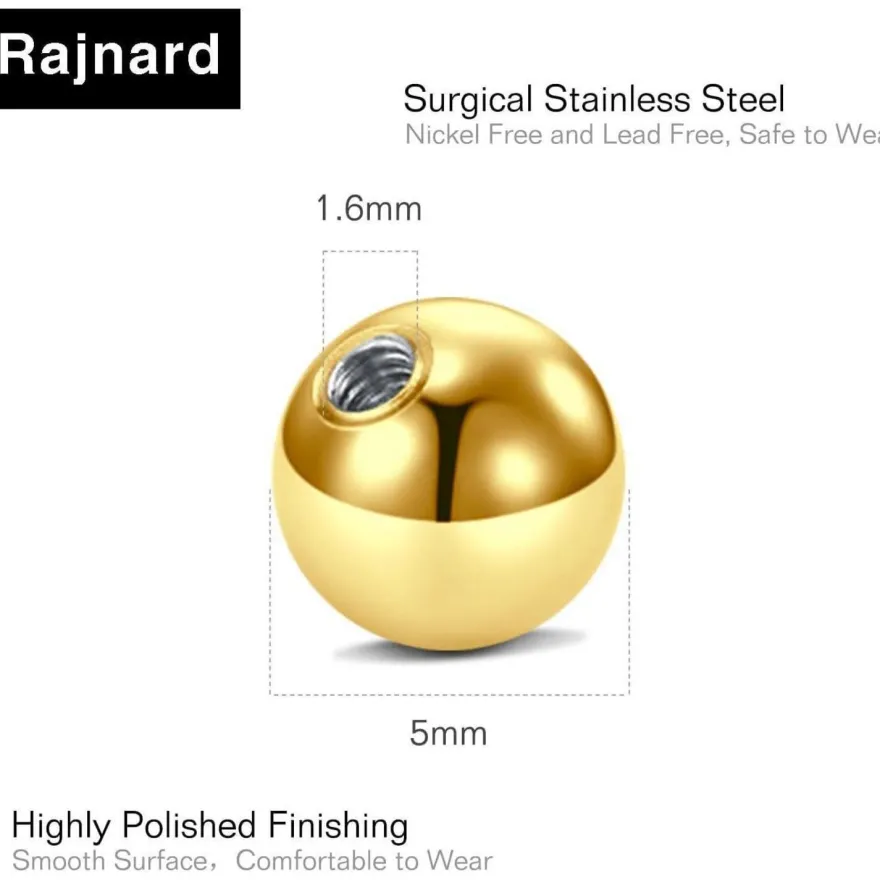 Rajnard Zungenpiercing Kunststoff Klar Bioflex 14g Flexibler Gerader Barbell