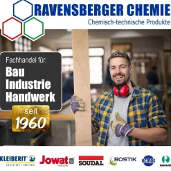 Ramsauer 120 Neutral Silikon ockerbraun Fugen Dichtstoff Dichtmasse 310ml Kartus