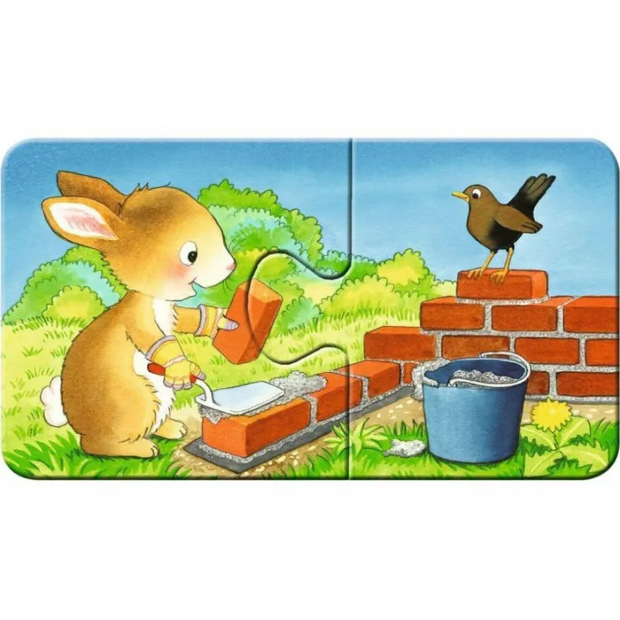 Ravensburger Puzzle Animals In Construction