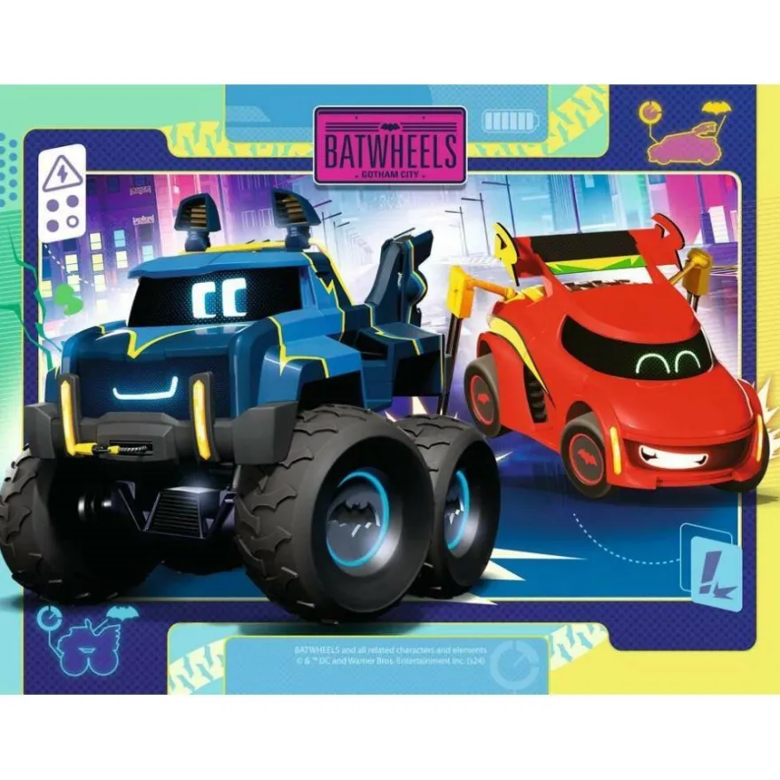 Ravensburger Puzzle Batwheels, 4in1 (12, 16, 20, 24 Teile)