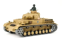 RC Panzer „Kampfwagen IV Ausf. F-1“ Heng Long 1:16 Grau mit R&S+Metallgetriebe+Metall