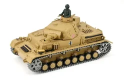 RC Panzer „Kampfwagen IV Ausf. F-1“ Heng Long 1:16 Grau mit R&S+Metallgetriebe+Metall