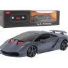 RC Sportwagen 1:24 Ferngesteuerter Lamborghini Sesto Elemento Grau