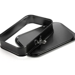 Rechteckige Antihaft-Käsekuchenform 39,3 x 27,8 cm Schwarz