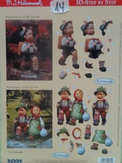Reddy Kreativ Cards M J Hummel 3D Bogen Kinder Schule spielen....