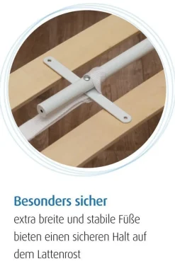 reer Sleep'n Keep Bettgitter XL, 150 cm, Farbe Cappuccino