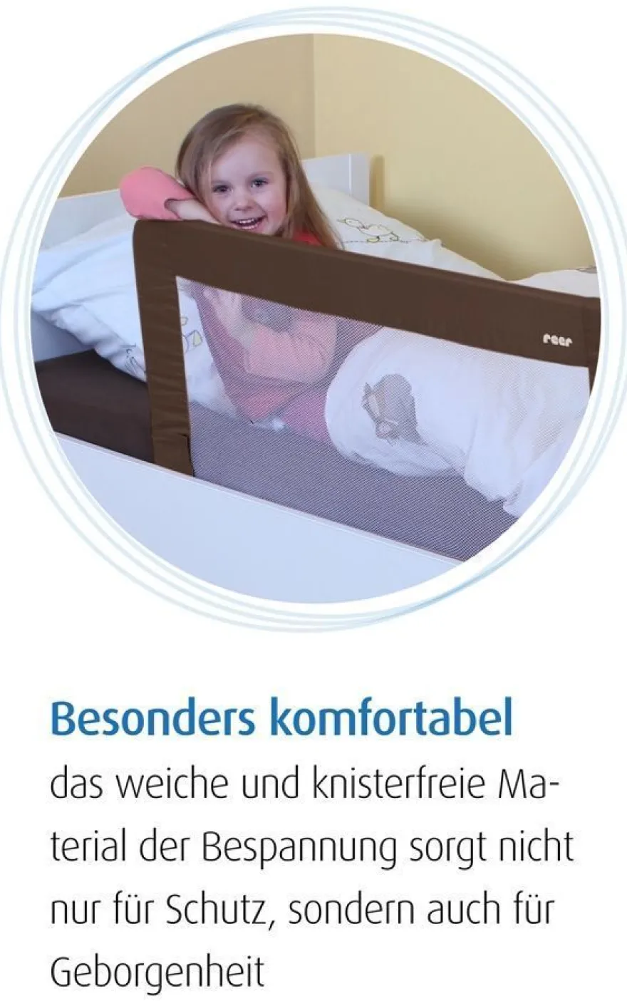 reer Sleep'n Keep Bettgitter XL, 150 cm, Farbe Cappuccino