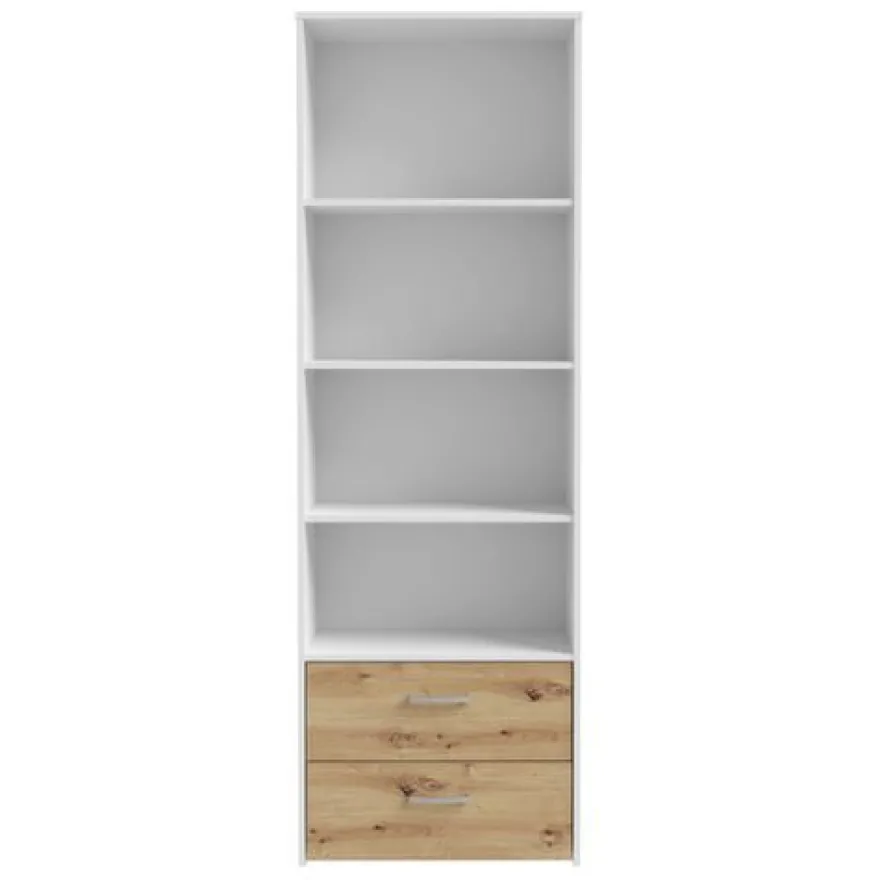 Regal CULGOA CUGR711-M576 Bücherregal Artisan Eiche/weiß
