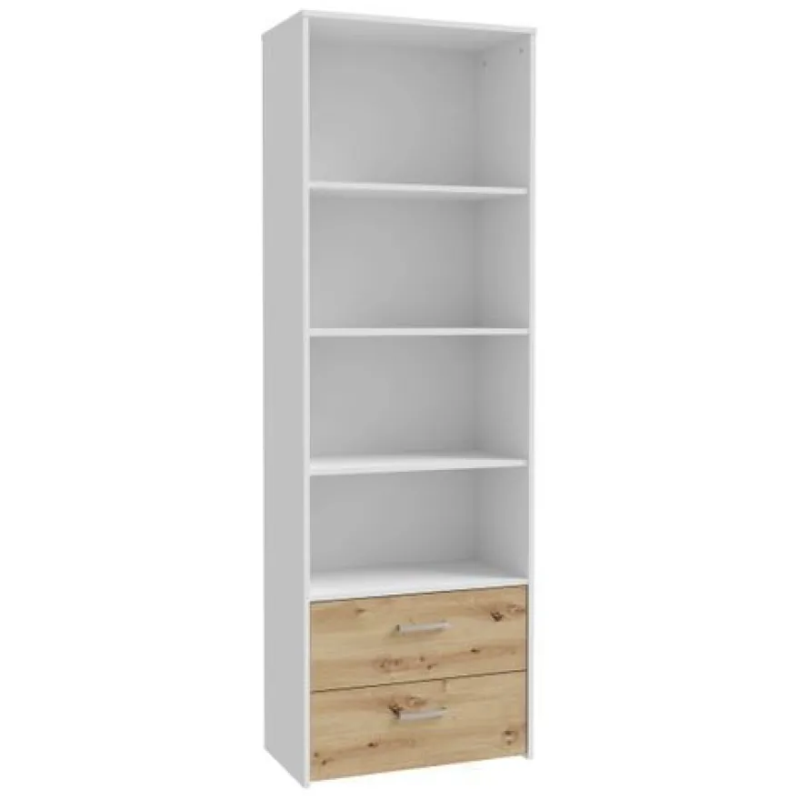 Regal CULGOA CUGR711-M576 Bücherregal Artisan Eiche/weiß