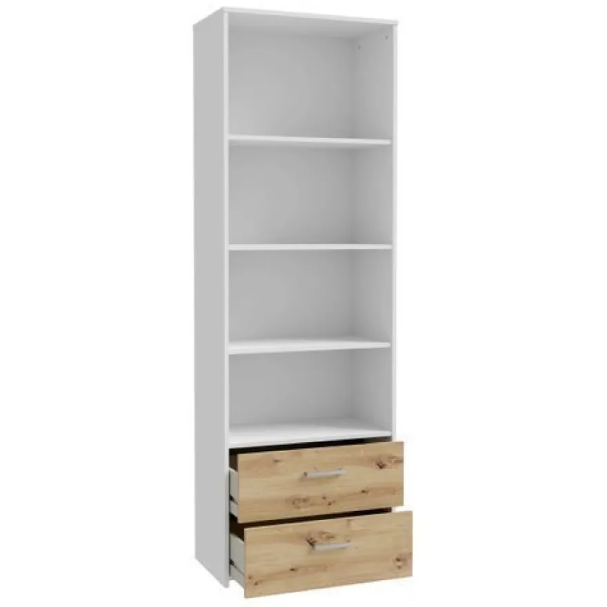 Regal CULGOA CUGR711-M576 Bücherregal Artisan Eiche/weiß