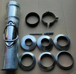 Regenstandrohr Ø100 Standrohr Fallrohr verzinkt + Reinigung 100x500mm