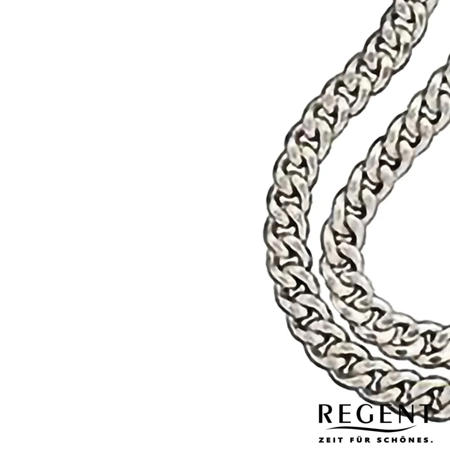 Regent Herren Taschenuhr Analog Gehäuse silber URP764