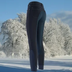 Reithose Euro Star Laura Softshell Full, Vollbesatz, mit Strass, Winter, schwarz
