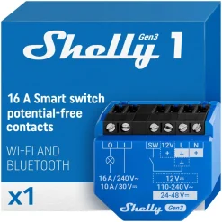 Relais WiFi Shelly Shelly 1 Gen3 16A Steuerung