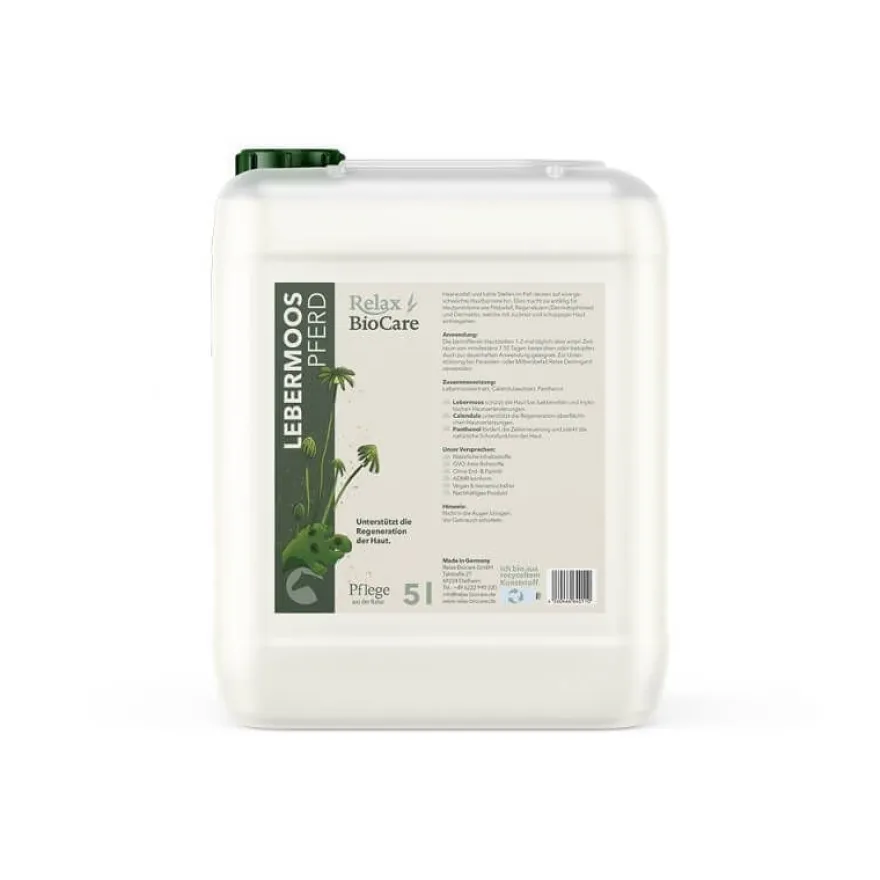 Relax Lebermoos für Pferde 5 Liter Lebermoosextrakt gegen Bakterien & Pilze