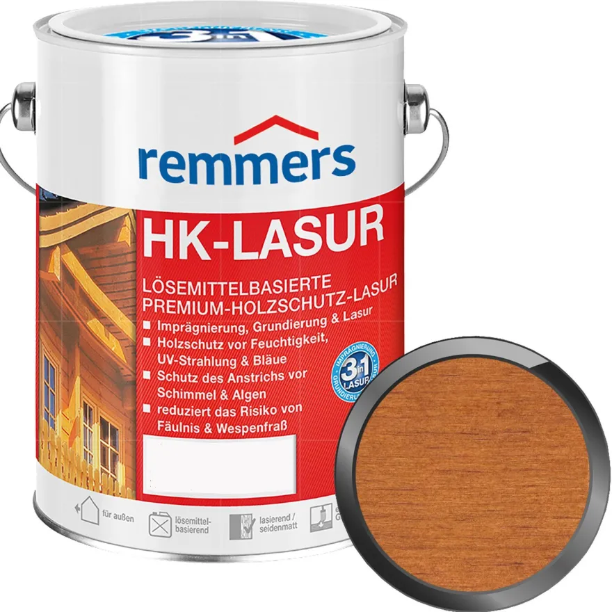 Remmers HK-Lasur Dünnschichtlasur Holzschutz-Lasur 2.5L Farbwahl