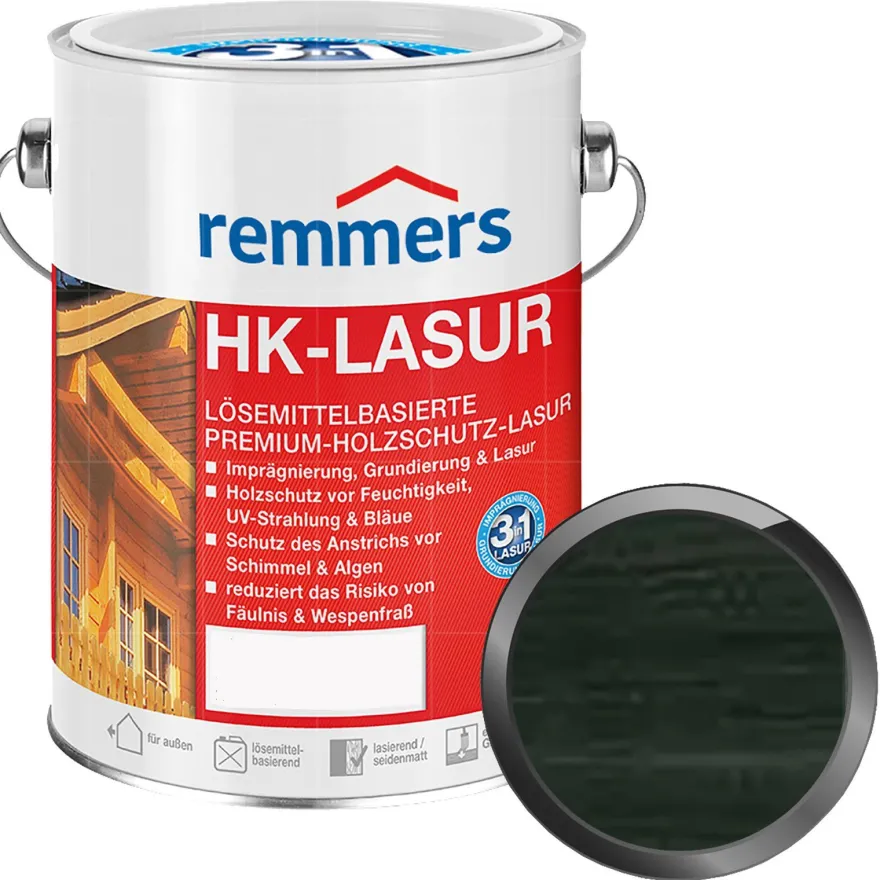 Remmers HK-Lasur Dünnschichtlasur Holzschutz-Lasur 2.5L Farbwahl
