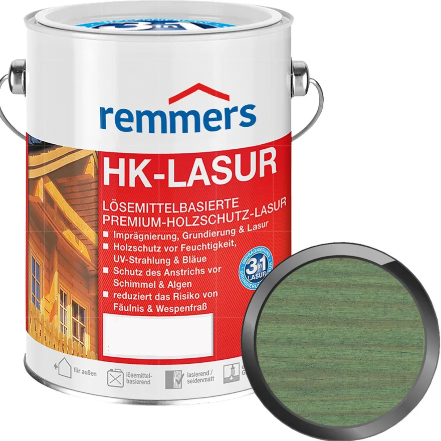 Remmers HK-Lasur Dünnschichtlasur Holzschutz-Lasur 2.5L Farbwahl