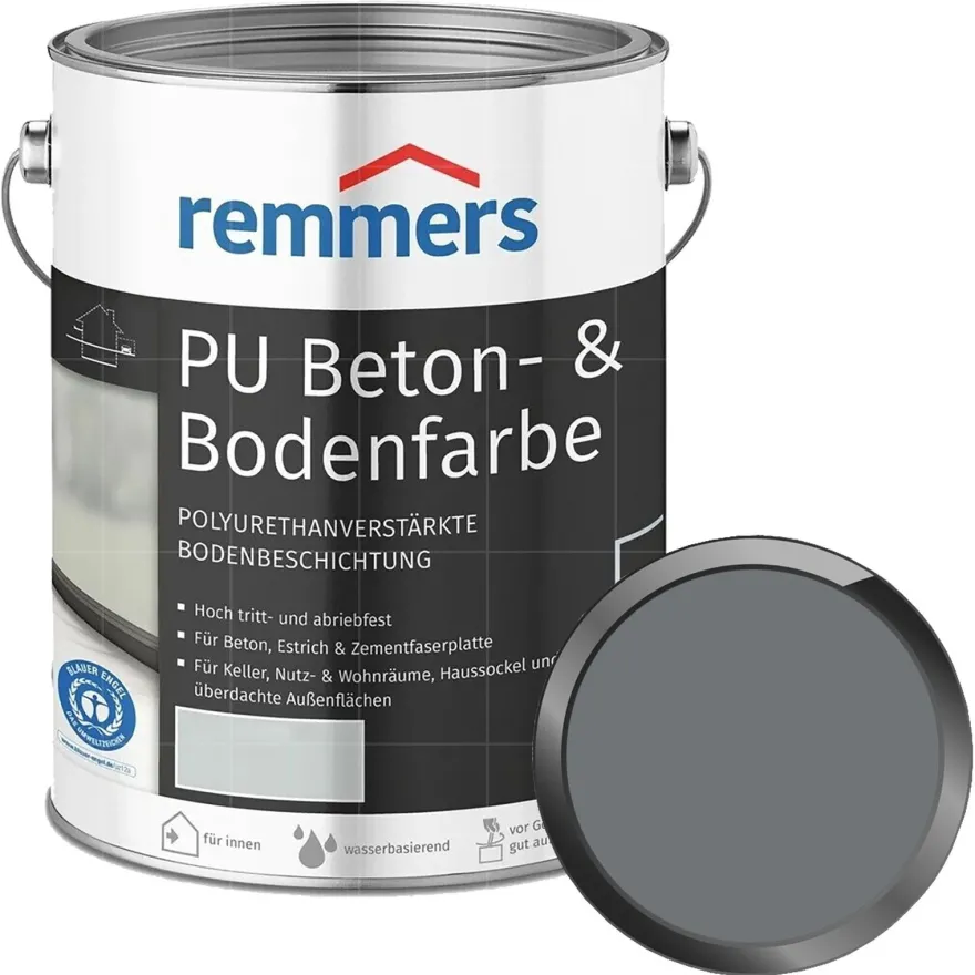 Remmers PU BETON- UND Bodenfarbe 2.5 LTR Bodenbeschichtung Versiegeln