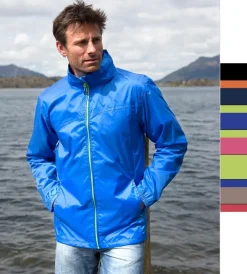Result leichte Herren Hdi Quest Stowable Jacke atmungsaktiv winddicht R189X NEU