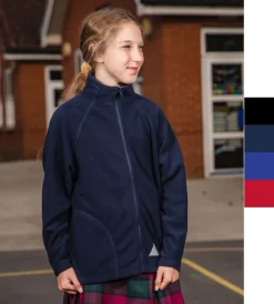 Result Unisex Kinder micro Fleecejacke Raglanärmel XXS-XL R114J/Y NEU