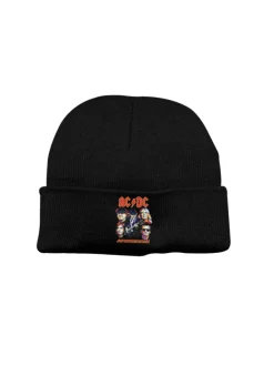 Retro ACDC Let there be Rock Musik band 70s 80s Konzert Wintermütze Beanie
