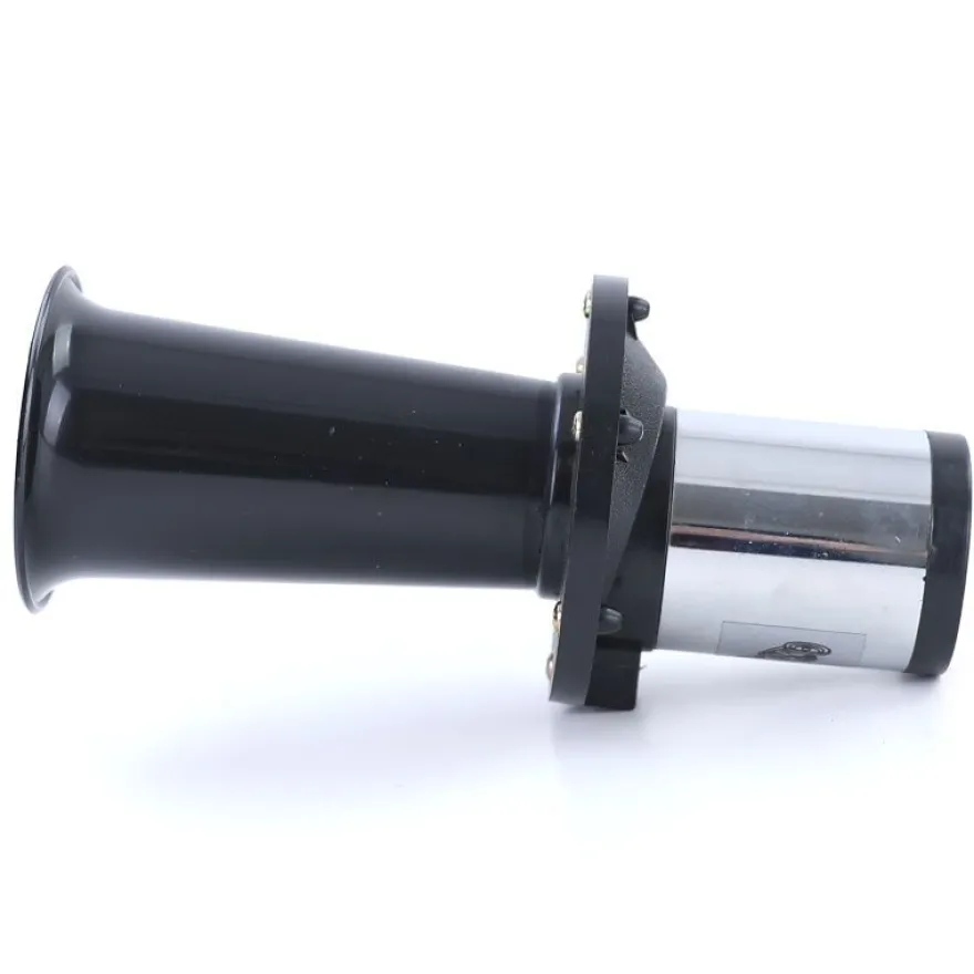 Retro Hupe Fanfare mit Oldtimer Klang Sound Universal Schwarz 12V