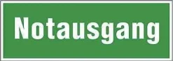 Rettungsweg Rettungszeichen Schild Aufkleber nachleuchtend ASR A1.3 ISO7010