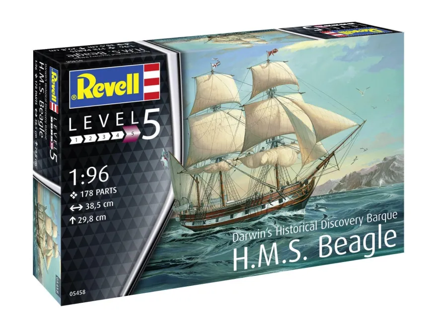 Revell Darwin´s Historical Discovery Barque H.M.S in 1:96 Revell 05458 Bausatz
