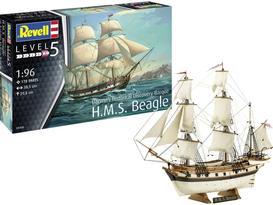 Revell Darwin´s Historical Discovery Barque H.M.S in 1:96 Revell 05458 Bausatz