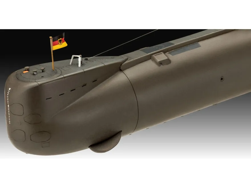 Revell 70 Jahre Bundeswehr Wilhelm Bauer Type 206A in 1:144 Revell 05186 Bausatz