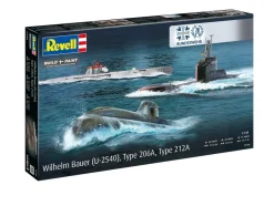 Revell 70 Jahre Bundeswehr Wilhelm Bauer Type 206A in 1:144 Revell 05186 Bausatz