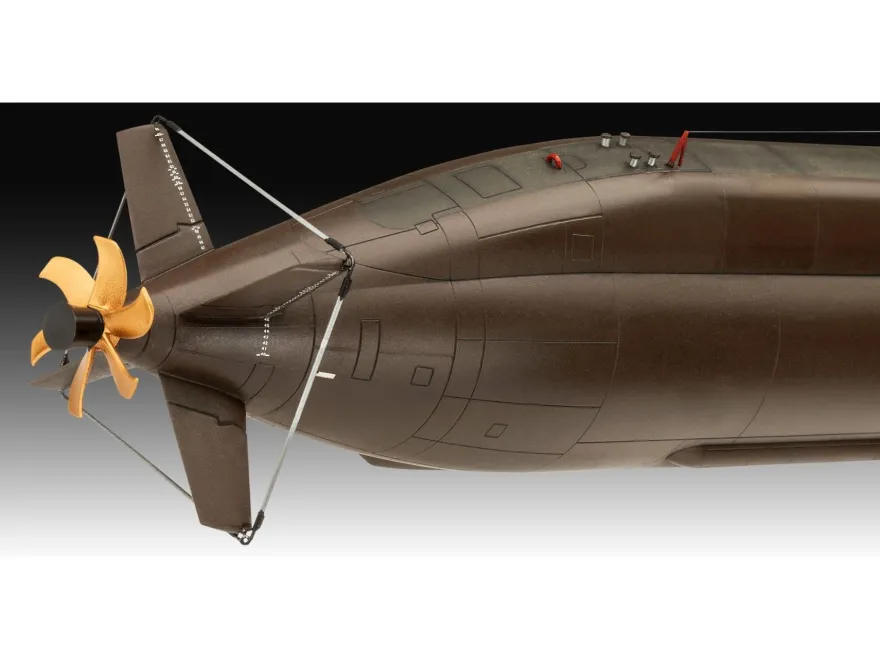 Revell 70 Jahre Bundeswehr Wilhelm Bauer Type 206A in 1:144 Revell 05186 Bausatz