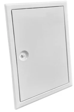Revisionstür Softline weiß 250 x 300mm mit Vierkantverschluss